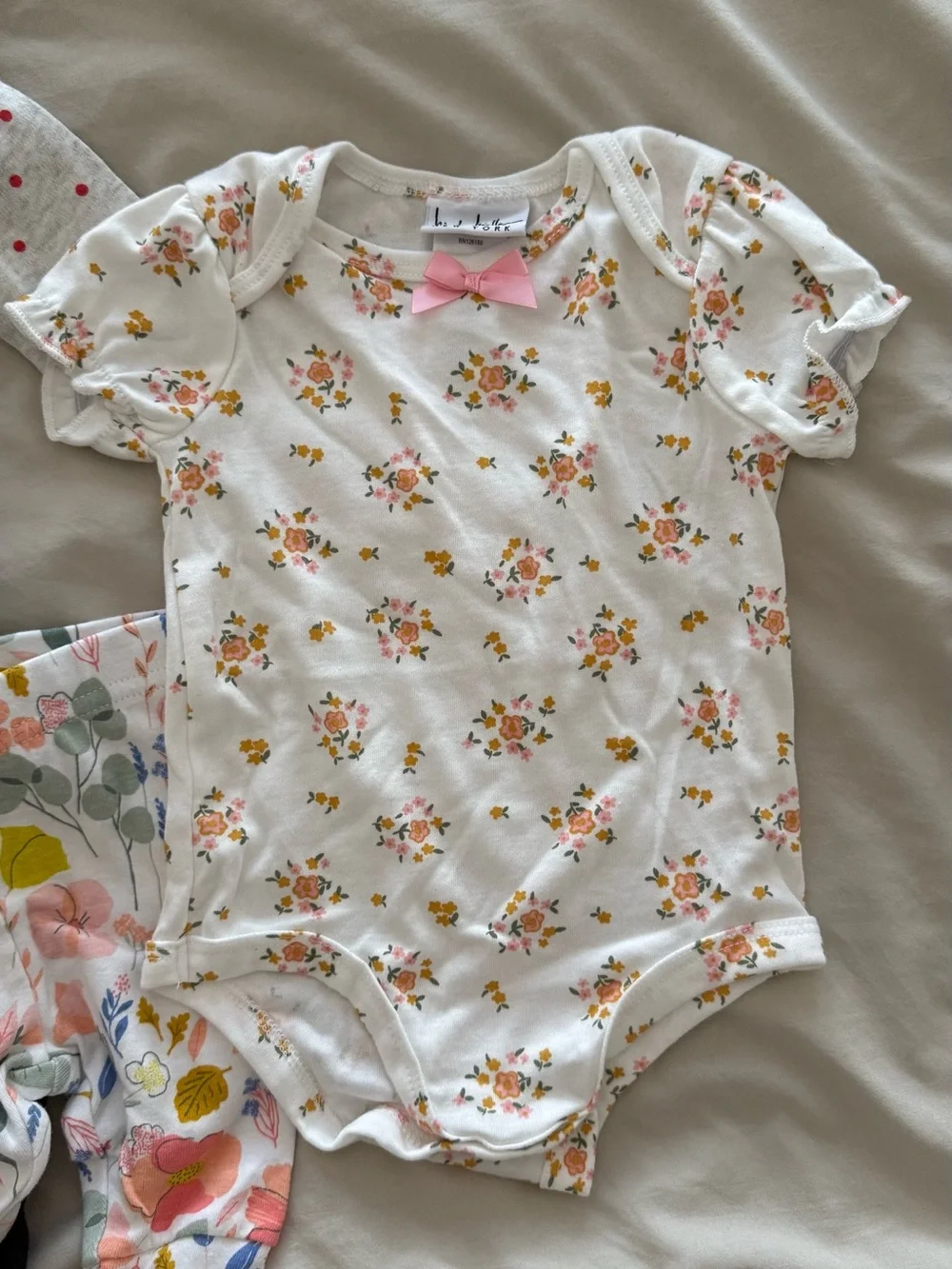 Nicole Miller Baby Girl Outfit Bundle 3-6M Monica + Andy Organic Cotton Carter’s